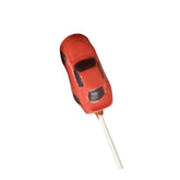 Racecar Milk or White Chocolate Lollipop Suckers 1.0oz